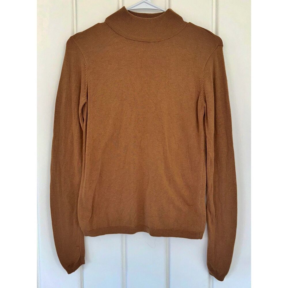 Y2K Philosophy Republic Clothing Pullover Tan Sweater Size XS
